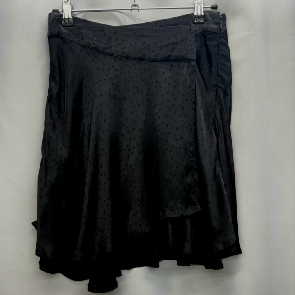 Free People NWT Size 4 Elegant Black Women's Asymetrical Skirt!